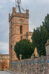 The west tower and corona