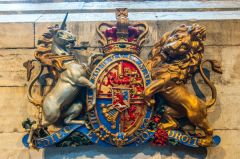 The royal coat of arms