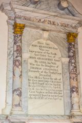 John Grayhurst memorial, d. 1750