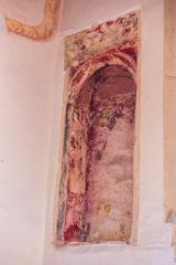 Staue niche with medieval painting