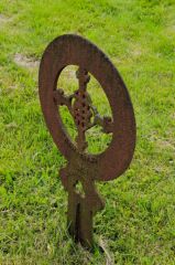 Unusual cast-iron gravestone