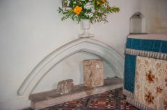 Tomb niche in the chancel