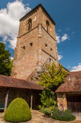 The west tower from Little Malvern Court