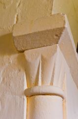 Norman capital, chancel arch