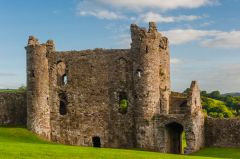 The impressive east gatehouse