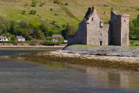 Lochranza Castle, View from the north west