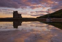 Lochranza Castle, The castle at dawn