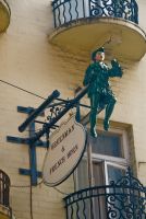 London, Green Man inn sign
