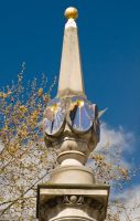 London, Seven Dials Monument - top of the monument