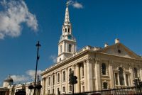 London, St Martin in the Fields, Duncannon Street elevation