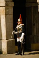 London, Horseguard sentry, Whitehall