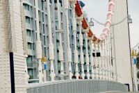 London, Chelsea Bridge architectural detail