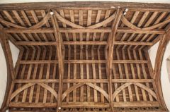 15th century chancel timber roof