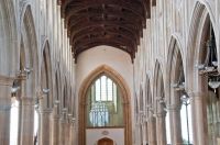 Church nave and aisle arcades