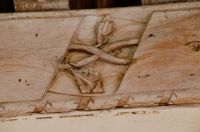 Long Melford, Holy Trinity Church, Ambulatory roof carving