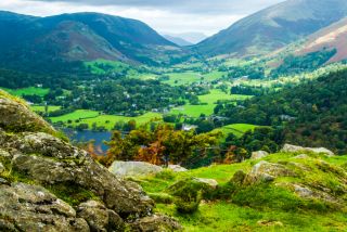 The view from the summit of Loughrigg