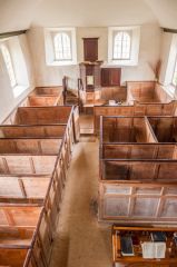 Looking down from the gallery