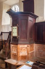 The pulpit and reading desk