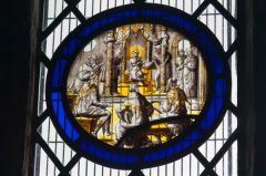 16th century glass panel