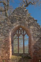 15th century window in the chapel