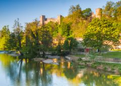 The castle from the River Teme