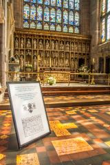 Site of Prince Arthur's heart burial, 1502