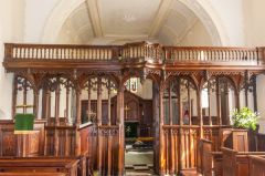 Rood screen in St Botolph's church