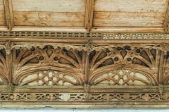 Detail of the 15th century cornice