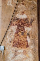 Lyddington, St Andrew Church, Medieval wall painting