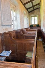 Box pews, north aisle