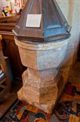 Medieval font, 16th c cover