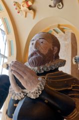 Lydiard Tregoze, St Mary's Church, Sir Nicholas St John effigy