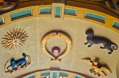 Lydiard Tregoze, St Mary's Church, St John memorial roof