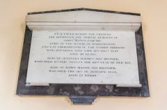 Maddington, St Mary's Church, John Maton memorial