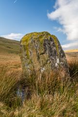 Maen Mawr, facing the circle