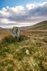 The 2 small stones west of Maen Mawr