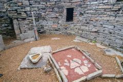 A hearth iside the broch