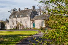 Malleny House, beside the garden