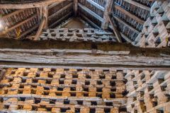 Nesting boxes in the dovecote