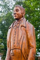 Giant Bradley statue