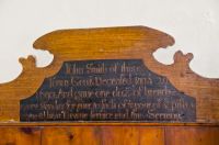 17th century dedication board