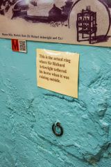 Indoor tethering ring for Richard Arkwright's horse