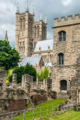 Lincoln Cathedral from the Bishop's Palace