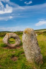 Standing stone and holed stone