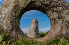The holed stone from ground level