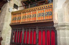 15th century screen supporting the organ loft