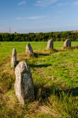 Merry Maidens, Looking south across the circle