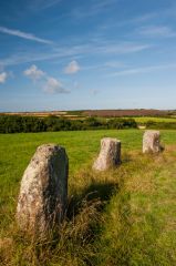 Merry Maidens, View along the circle