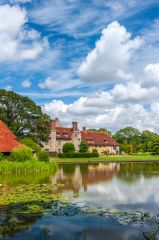 Michelham Priory and its moat