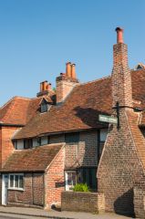 The front of the cottage